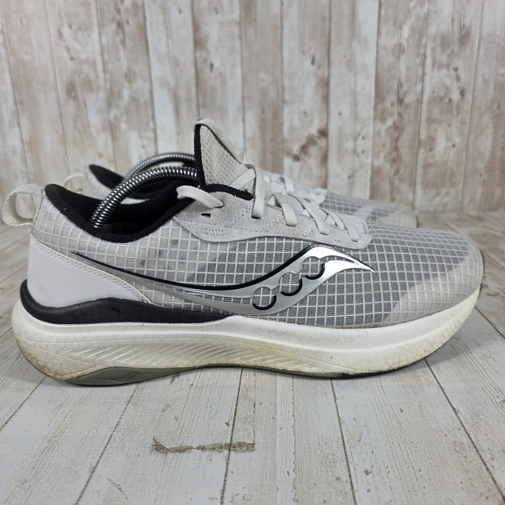 Saucony Endorphin Edge Men 10.5 Gray White‎ Grid Trail Running Shoes S20820-11